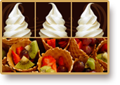 Boca Freeze Menu Fruit Filled Waffle Cone